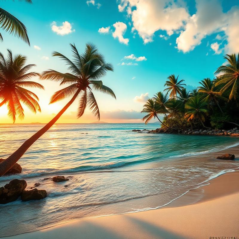 Plage paradisiaque à Bali