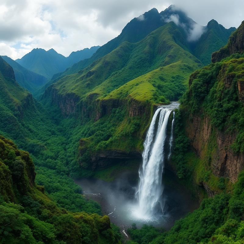 Cascade à La Réunion